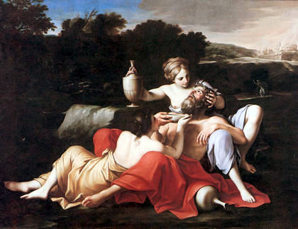 Marcantonio Franceschini, Lot e le figlie