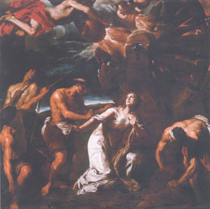 Francesco Stringa, Il miracolo della ruota, 1707